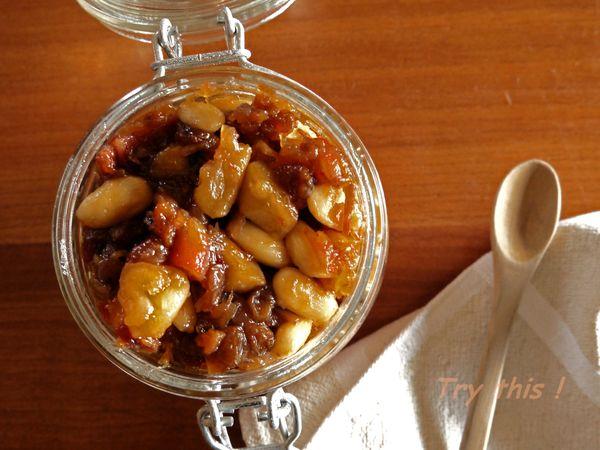 Chutney pour foie gras chutney pommes amande 3