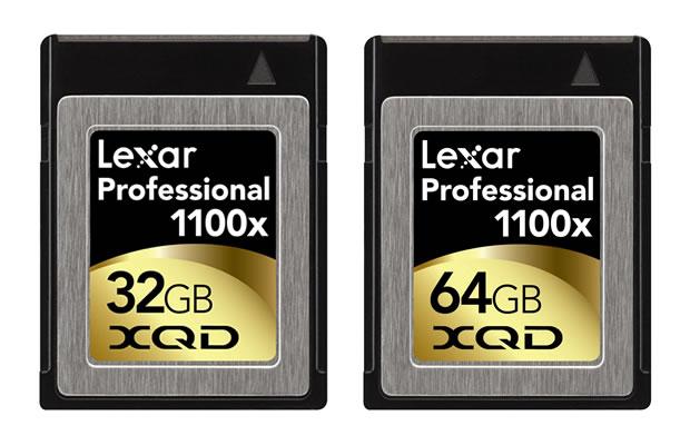 Nouvelles Cartes Lexar XQD 32 Go et 64 Go Cartes XQD Lexar
