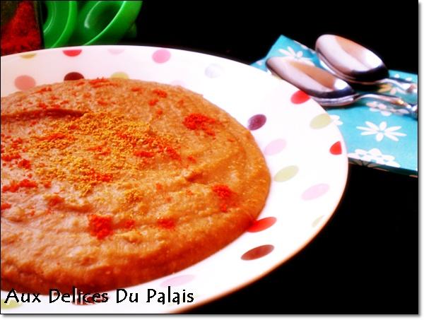 Soupe ou Purée de Lentilles / Carottes soupe purée de lentille carotteP1010741