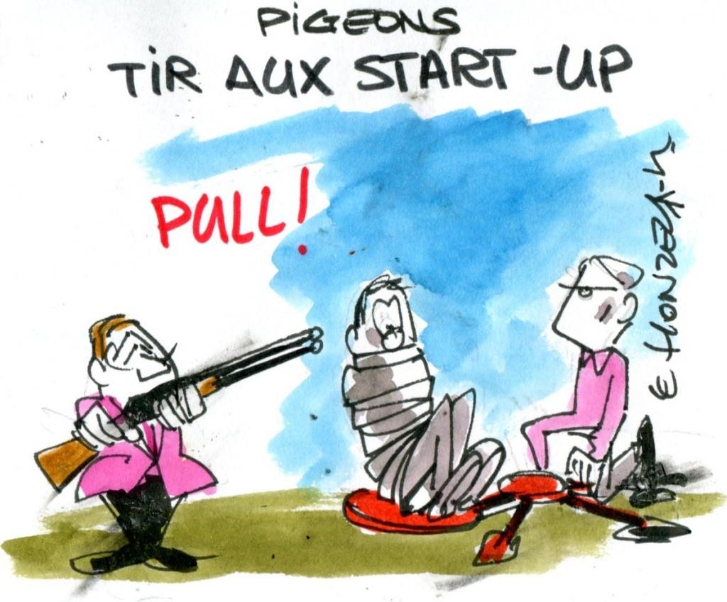 imgscan contrepoints 2316 start up Effondrement de l'investissement dans les start-ups en France selon les pigeons