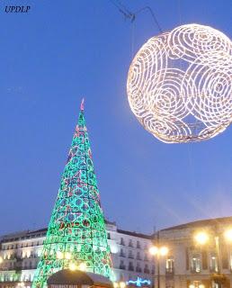 Une nuit de décembre à la Puerta del Sol... #Madrid#