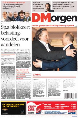 DEPARDIEU / POUTINE AMUSENT LA PRESSE INTERNATIONALE journal2.jpg