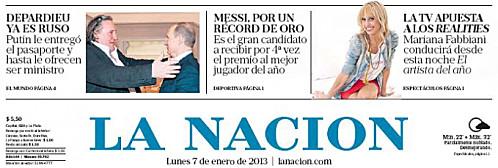 DEPARDIEU / POUTINE AMUSENT LA PRESSE INTERNATIONALE journal4.jpg