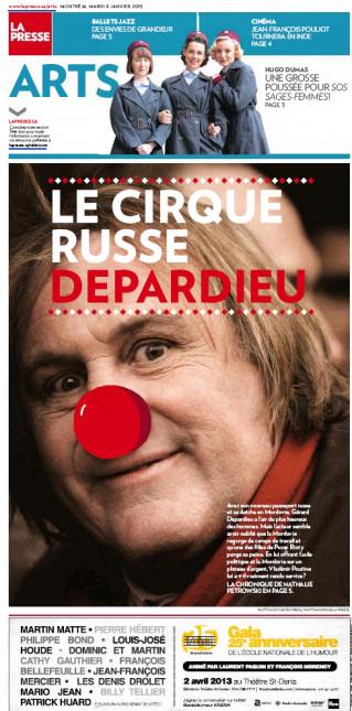 DEPARDIEU / POUTINE AMUSENT LA PRESSE INTERNATIONALE journal3.jpg