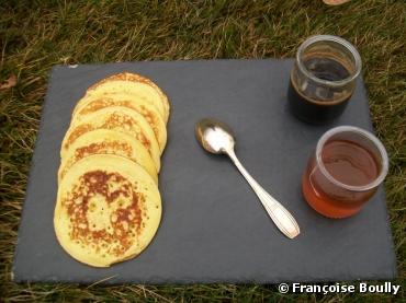  Recette bio: Pancakes avec ses gelées de thé et de café 