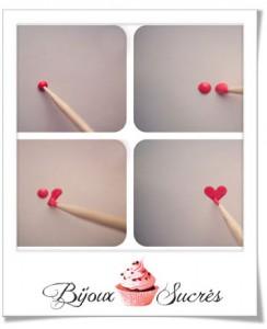 Tuto : Faire des coeurs bijoux gourmands