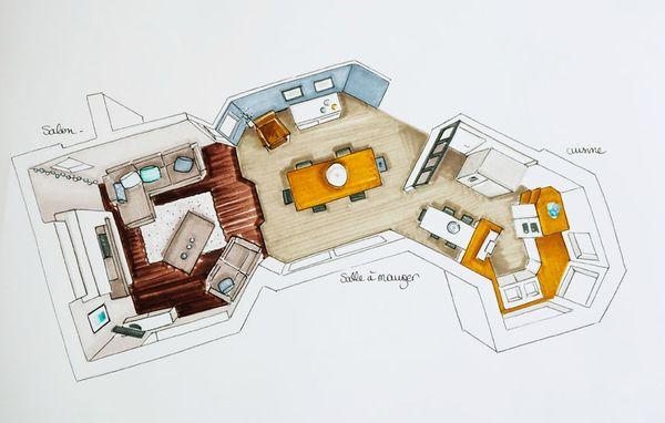 Un rez de chaussée repensé ! ensemble