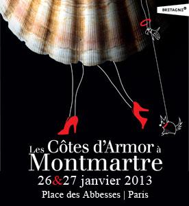 Les Côtes d’Armor à Montmartre,  Week-end festif, place des Abbesses, les 26 et 27 janvier !