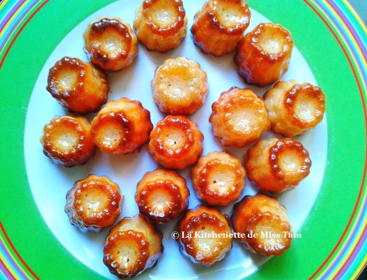 Cannelés bordelais La Kitchenette de Miss Tâm Kitchenette de Miss Tâm Cannelés de Bordeaux