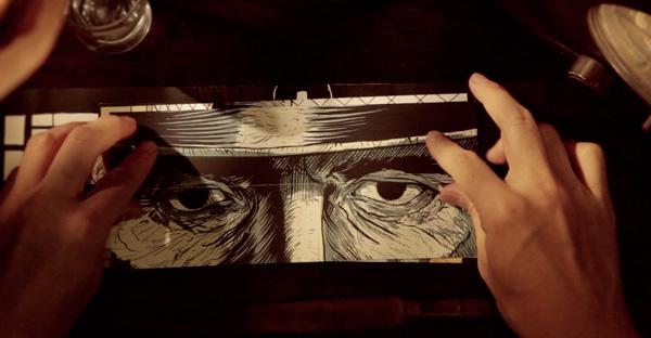 Malaria-Western-03 « Malaria », un Western en papier découpé très créatif