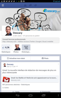 gestionnaire pages facebook android descary 2 Facebook: le Gestionnaire de Pages pour Android est disponible