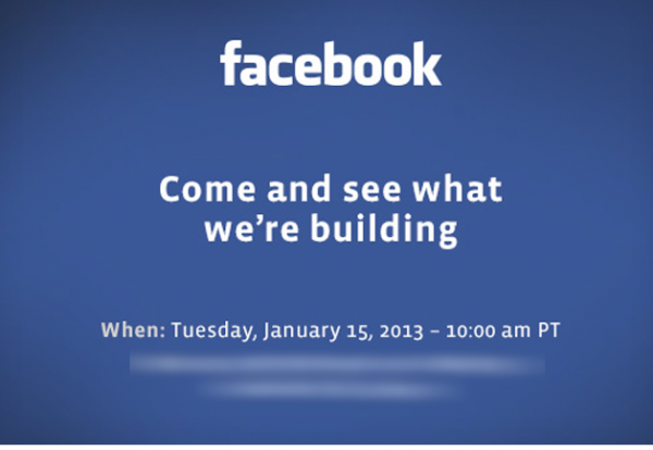 Facebook : Une conférence ce Mardi … ! Invitation Facebook