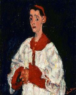 Chaim Soutine - Enfant de choeur (1927)