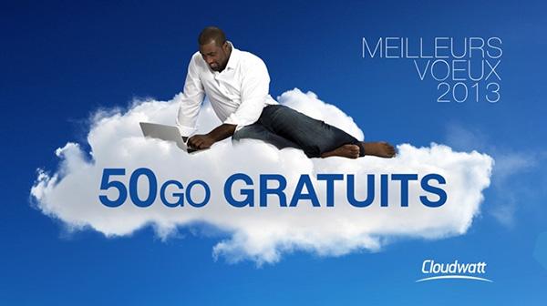 Cloudwatt offre 50 Go de stockage gratuits aux professionnels carte-de-voeux-Cloudwatt---T