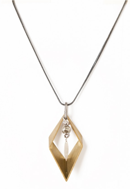 Les bijoux Indie collier losange indie