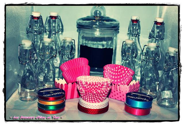 Préparatifs des 3 sweet tables du salon du chocolat Préparatifs des 3 sweet tables du salon du chocolat