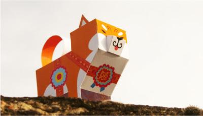 Paper Toys - Shiba Inu