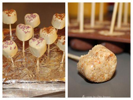 Sucettes speculoos et orange de Mercotte et Cyril Lignac sucette