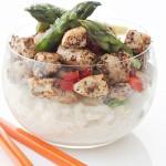 Curry Japonais à la Pomme カレーライス Risotto aux asperges et dés de Poulet Fermier aux épices