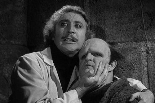 young frankenstein junior 1974 mel brooks gene wilder Docteur Frederick Frankenstein peter boyle monstre