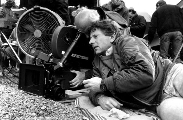 Le réalisateur Roman Polanski sur le tournage de Frantic en 1988 