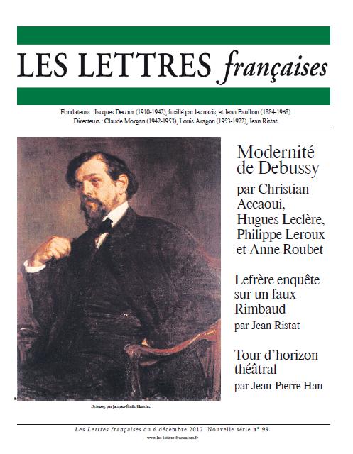 Revue culturelle et littéraire les lettre françaises