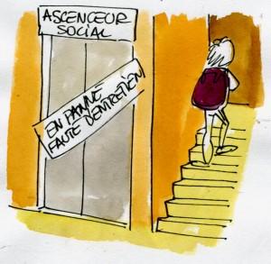 ascenseur social Ça ressemble à quoi un ascenseur social ?