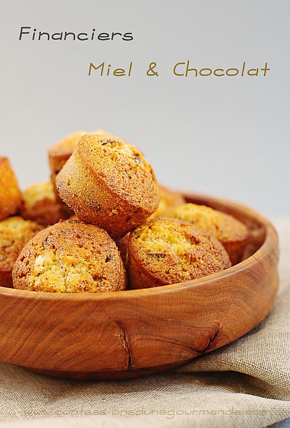Financiers au miel et pépites de chocolat Financiers au miel et pépites de chocolat