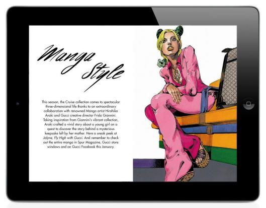Gucci collection Cruise 2013 - Jolyne, Fly High with Gucci intro