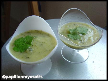 VELOUTE DE COURGETTES AU FROMAGE FONDU Image1