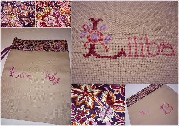 Photo du dimanche : broderie fine sac flo B