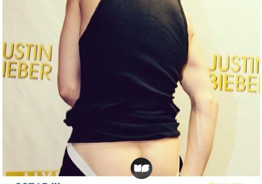 Photo : Justin Bieber montre ses petites fesses !