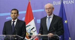 Voyage et Tourisme au Pérou – Ollanta Humala, Président de la République du Pérou et Herman Von Rompuy, Président du Conseil Européen