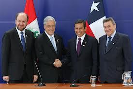 Voyage et Tourisme au Pérou – Ollanta Humala, Président de la République du Pérou et Sebastian Pinera, president du Chili