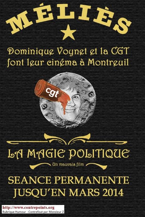 Dominique Voynet et la CGT font leur cinéma à Montreuil