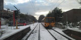 Dans le métro de Newcastle Dans le métro de Newcastle