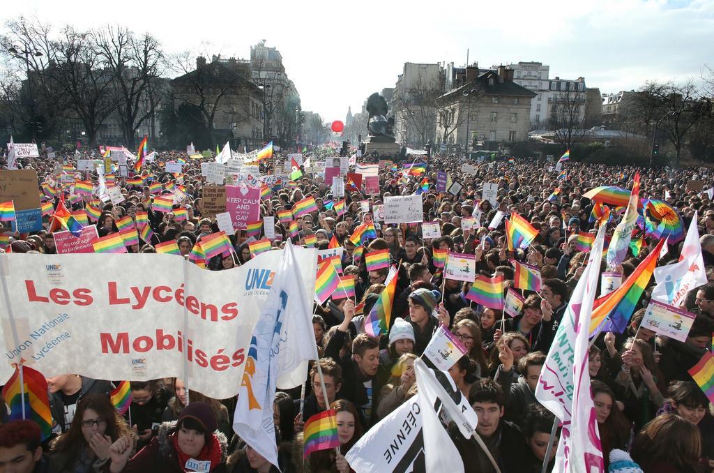 Manifestation pro Mariage Gay : Deux fois plus de Participants qu’en Décembre © Christ Coret