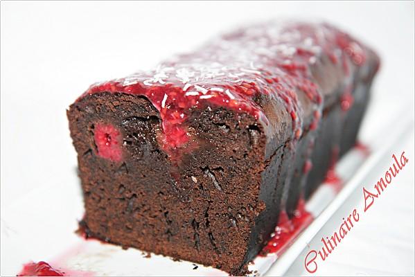 Cake chocolat framboise 6