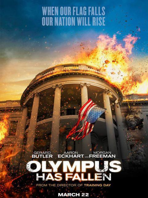 Cinéma : Olympus has fallen  (La Chute de la Maison Blanche), l’affiche