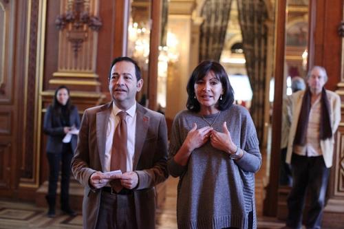 Mon discours de l'Hôtel de ville du 26 janvier 2013 euthanasie,jean-luc romero,anne hidalgo,paris,politique,santé