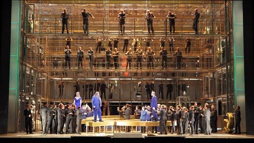 Choeur BAYERISCHE STAATSOPER (MUNICH) 2012-2013: DER RING DES NIBELUNGEN de Richard WAGNER, GÖTTERDÄMMERUNG le 27 janvier 2013 (Dir.mus:Kent NAGANO, Ms en scène: Andreas KRIEGENBURG)