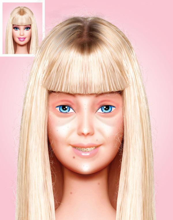 Barbie sans maquillage