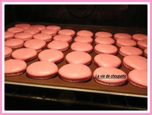 MACARONS NOIRS GANACHE AU REGLISSE ET MACARONS VIOLETS GANACHE AU CASSIS 011