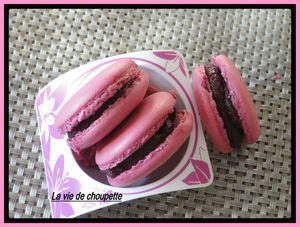 MACARONS NOIRS GANACHE AU REGLISSE ET MACARONS VIOLETS GANACHE AU CASSIS 013