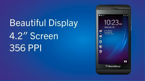 BlackBerry dévoile son Z10 BlackBerry Z10