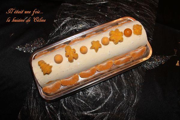 Bûche glacé mangue clémentine fruit de la passion il_etait_une_fois