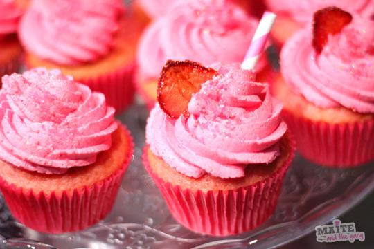Cupcake daiquiri fraise