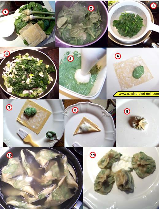 ravioles aux épinards et à la ricotta ravioles aux épinards et à la ricotta