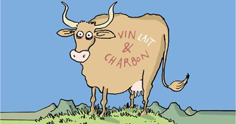 Vache tatouée : Vin, Lait & Charbon
