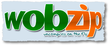 Wobzip, décompressez en ligne wobzip